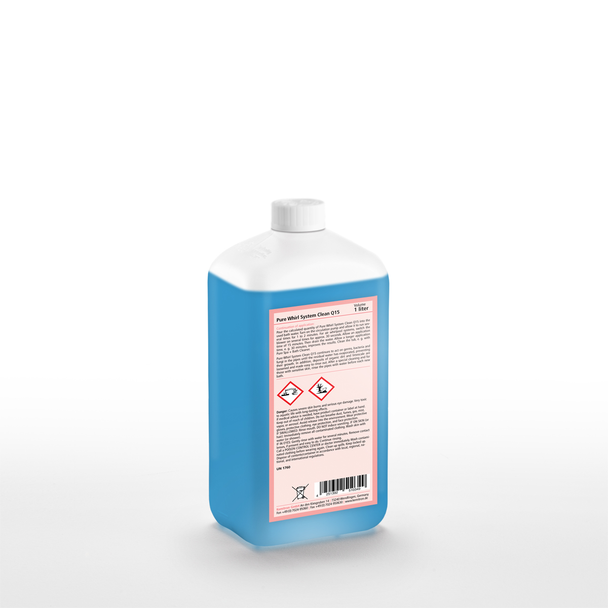 Pure Whil System Clean Q15 - cleaning agent for fresh-water whirlpool tubs