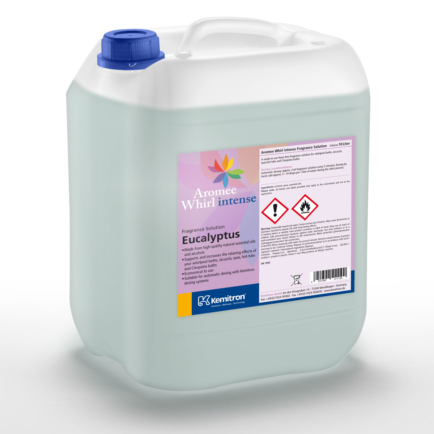 Aromee Whirl intense "Eucalyptus" 10 liter C061007K010